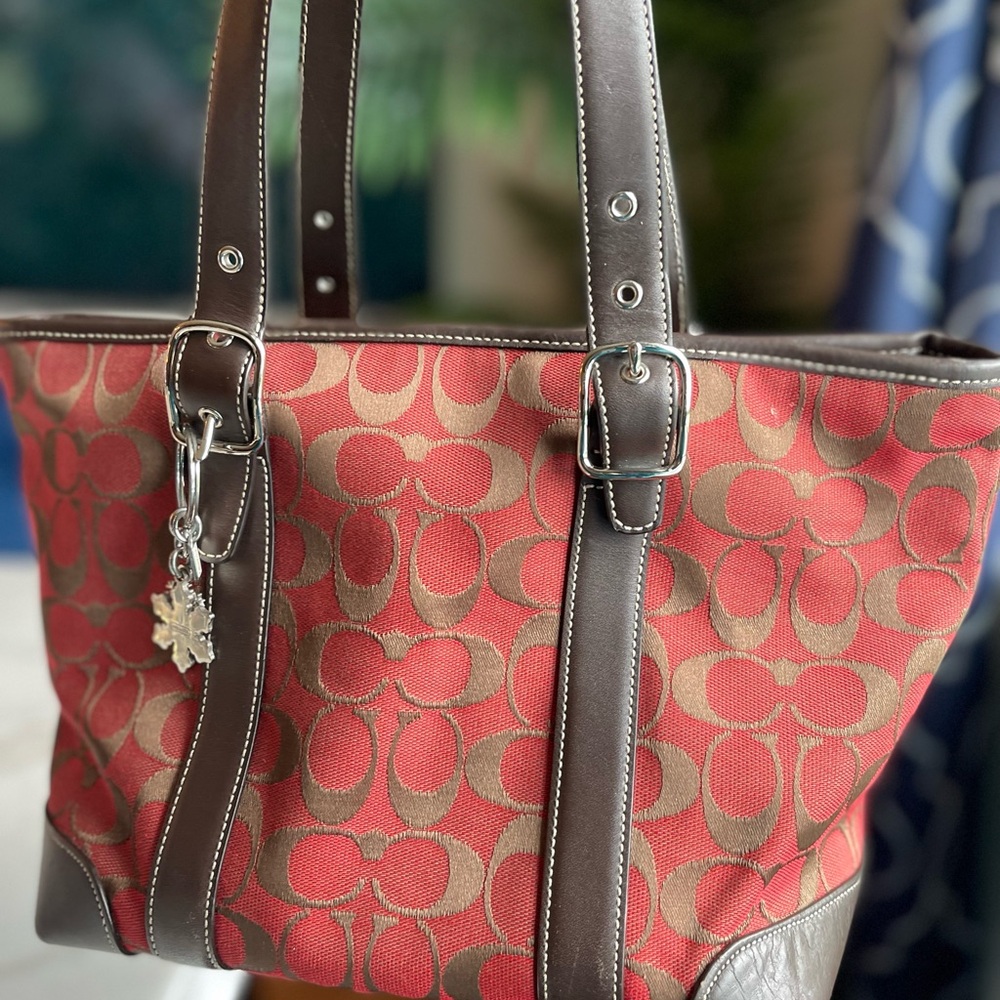Authentic Coach Bag with wristlet